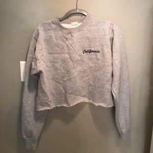 Brandy Melville Cropped Sweatshirt